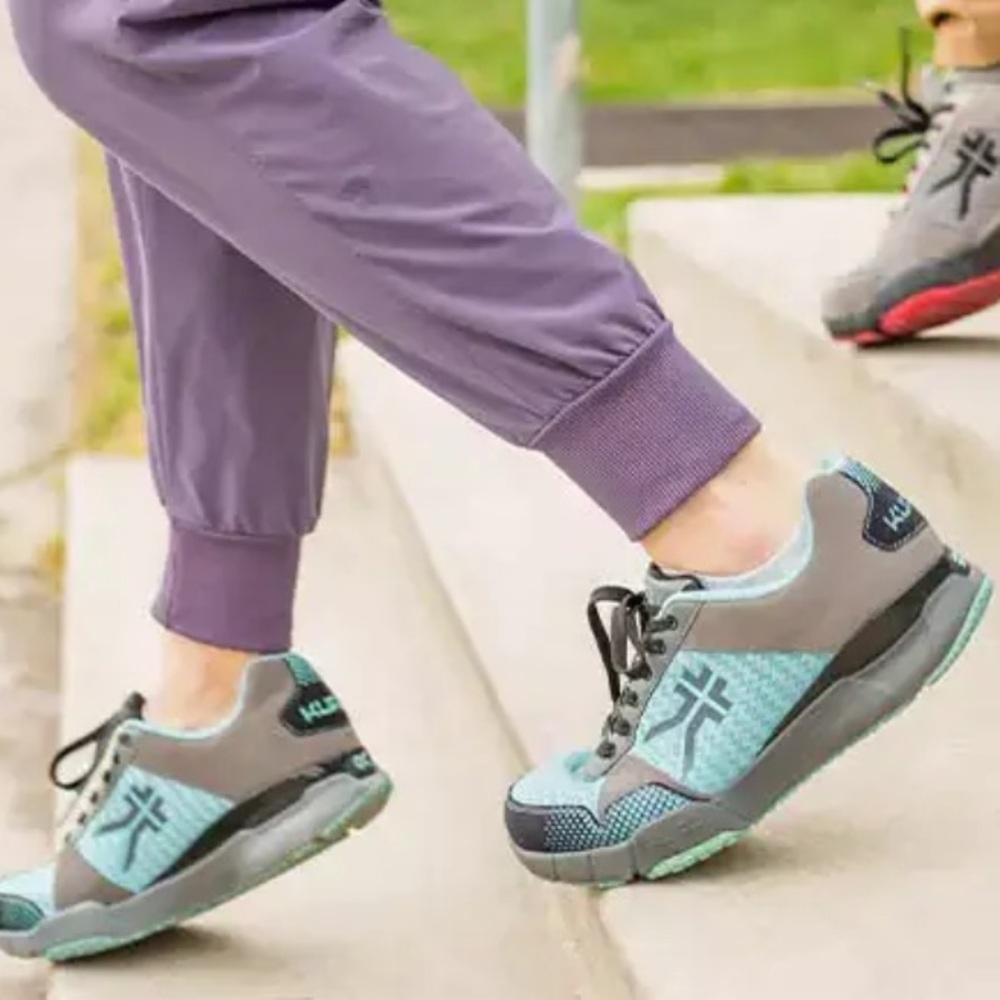 NWT KURU QUANTUM Gray and Teal Sneakers SIZE 8.5 Wide‎ - Picture 7 of 8